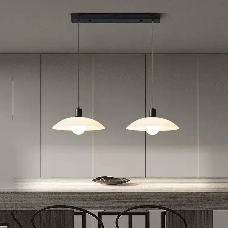 Black LED Minimalist Chandelier