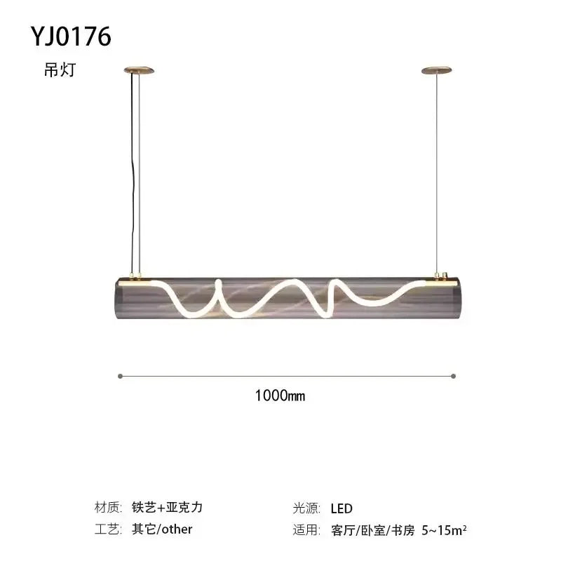 Gold Minimalist Pendant Light