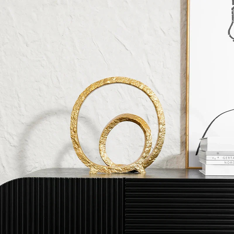 Golden Circle Resin Figurines