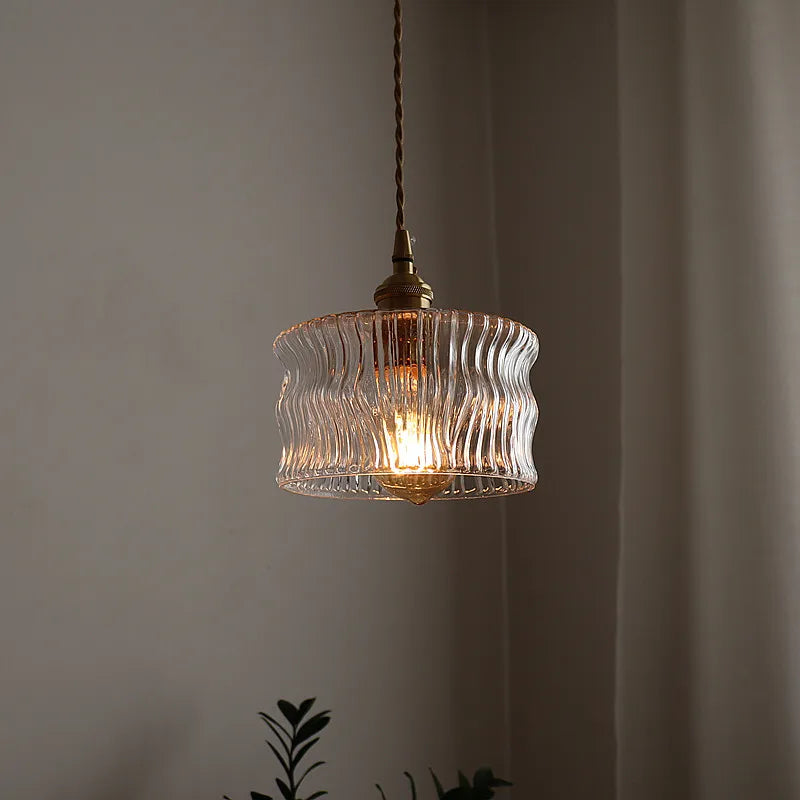 Nordic Green Glass Light
