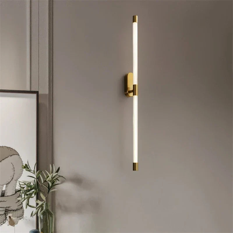 Gold Geometric Wall Lamps