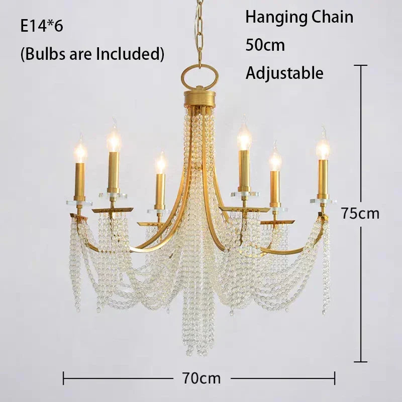 Vintage Brass LED Pendant