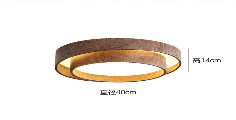 Walnut Ceiling Light