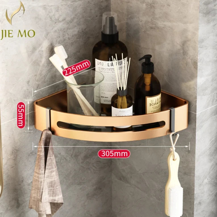 Gold Triangle Corner Shelf