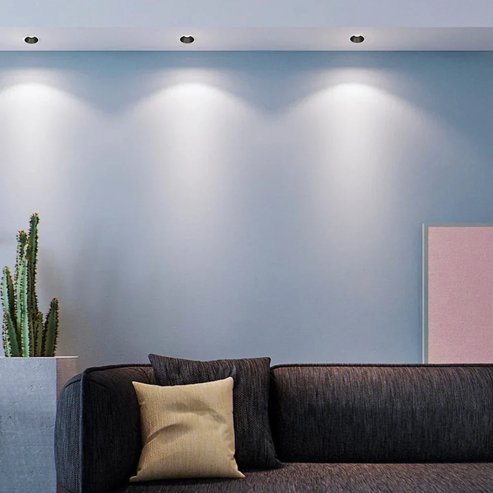 White LED Ceiling Light 7W CRI97 Narrow Border