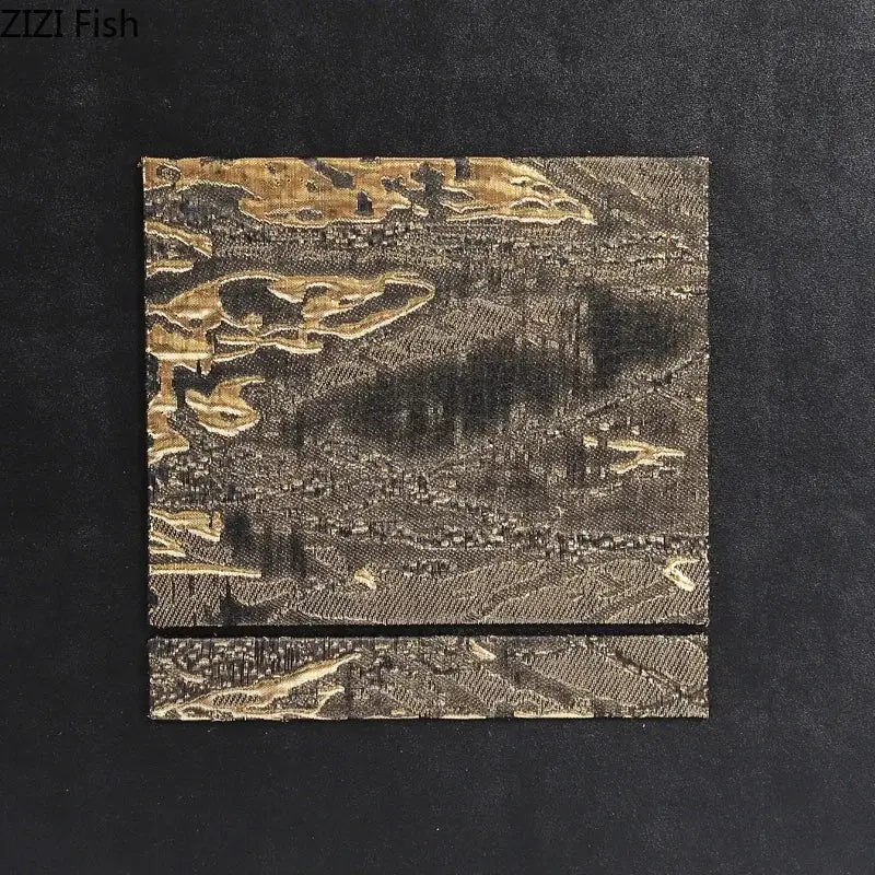 Gilded Fabric Wall Art