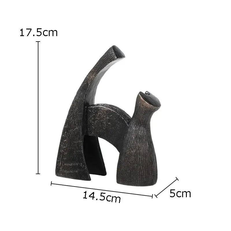 Black Cast Iron Bull