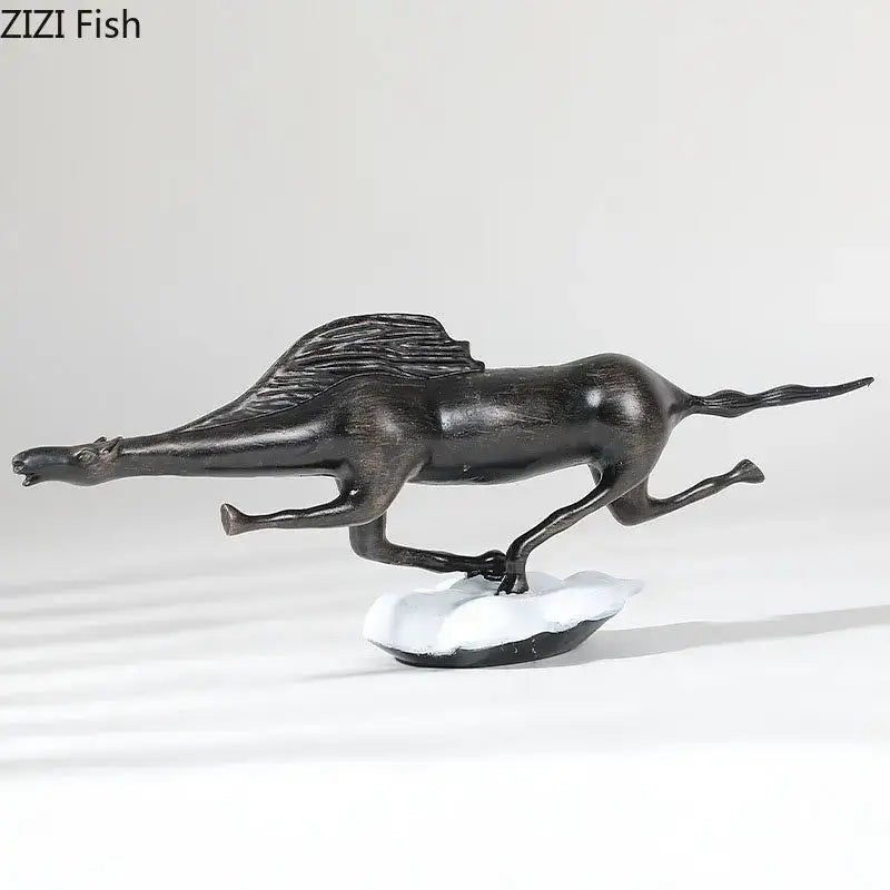 Black Cast Iron Bull