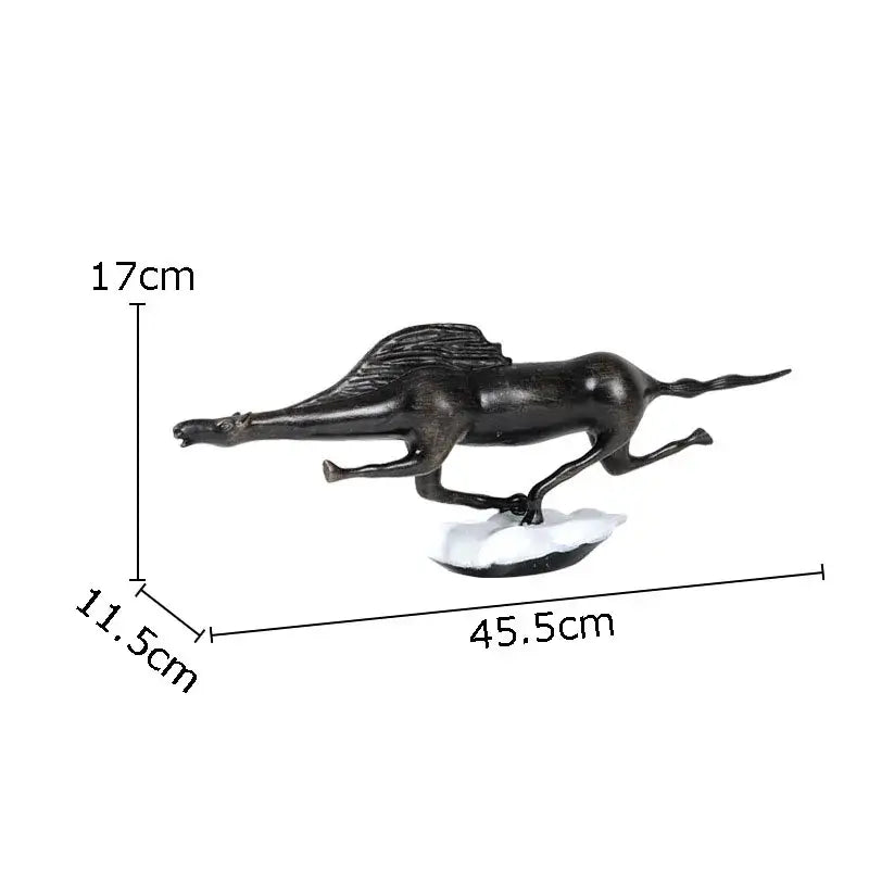 Black Cast Iron Bull