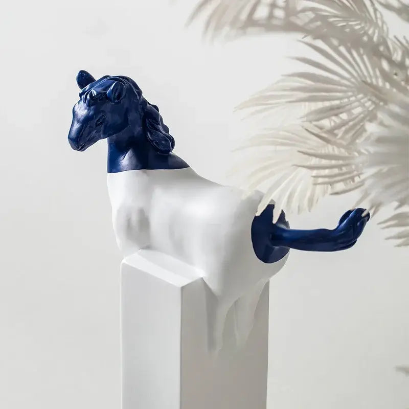 Black Gold Resin Statue