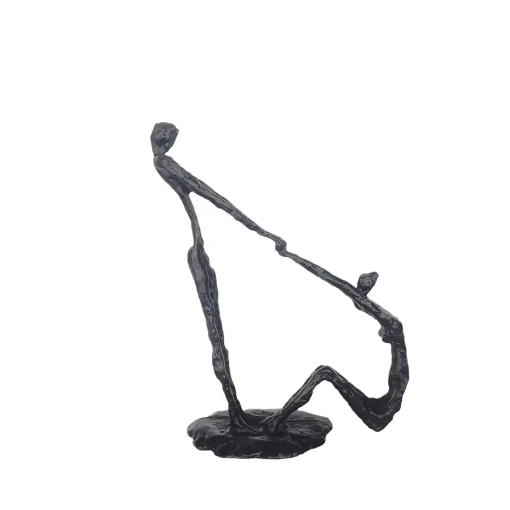 Black Abstract Hand Sculpture