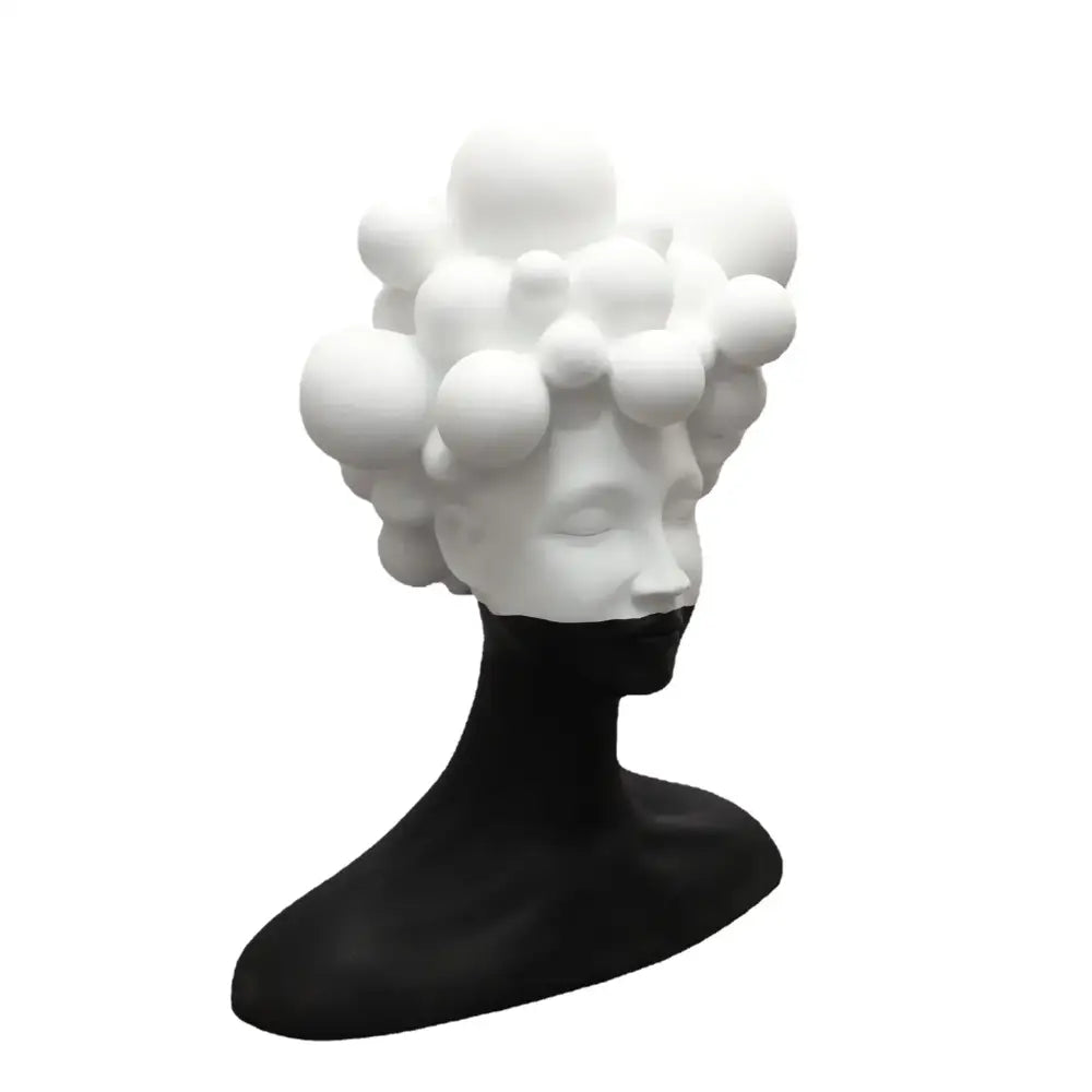 Woman Figurine Abstract Resin Sculpture Living Room Decor