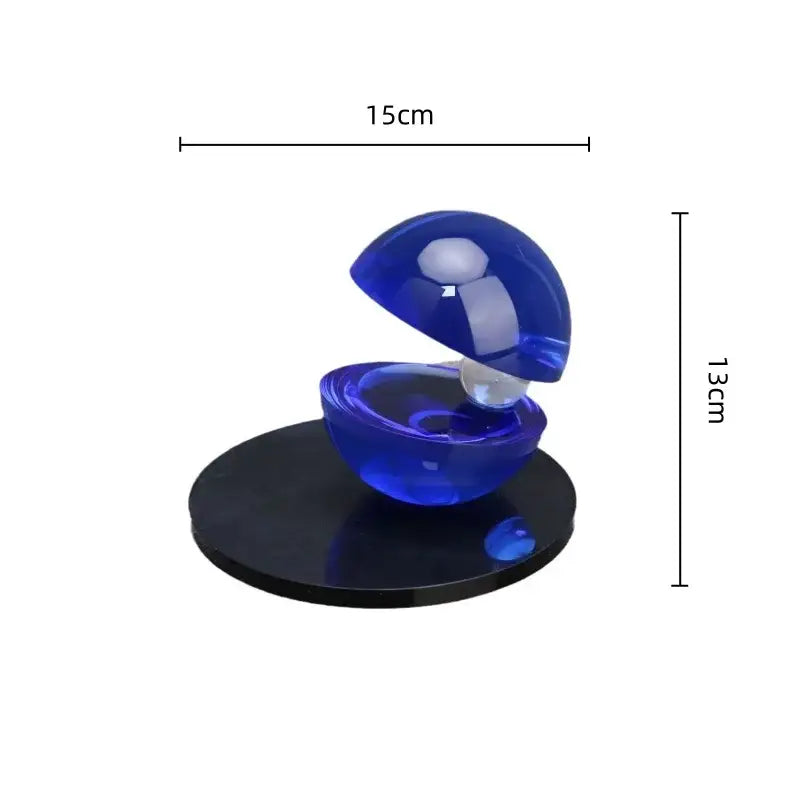 Blue Silver Semi-Circle Ornaments