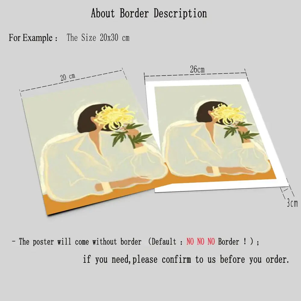 Botanical Girl Wall Art