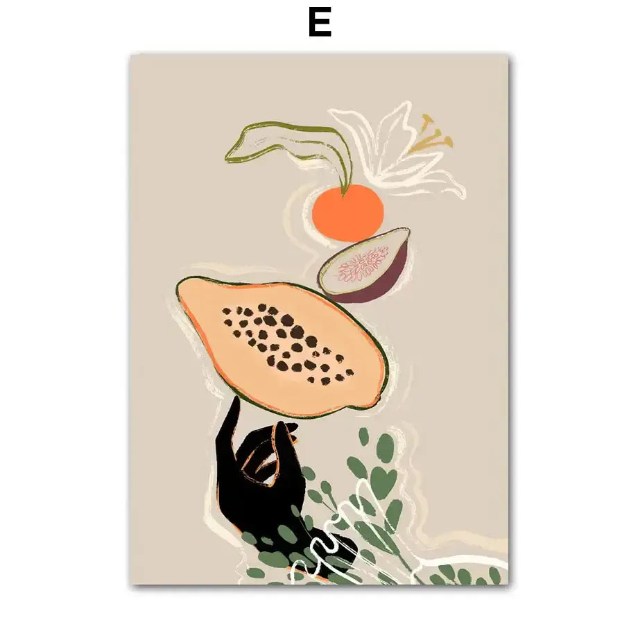 Botanical Girl Wall Art