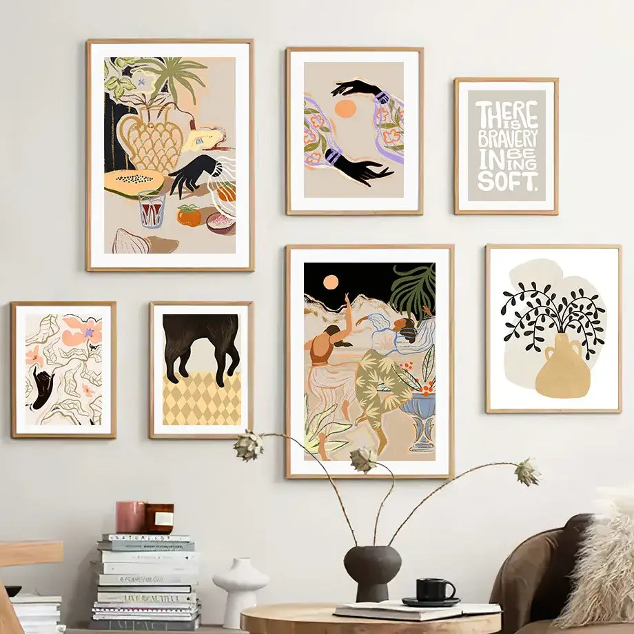 Botanical Girl Wall Art
