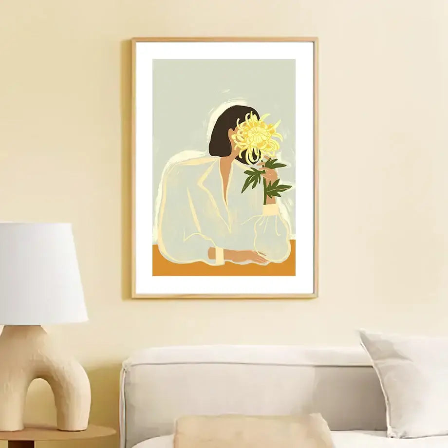 Botanical Girl Wall Art