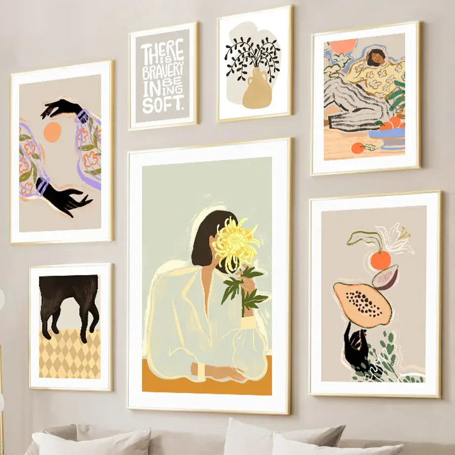 Botanical Girl Wall Art