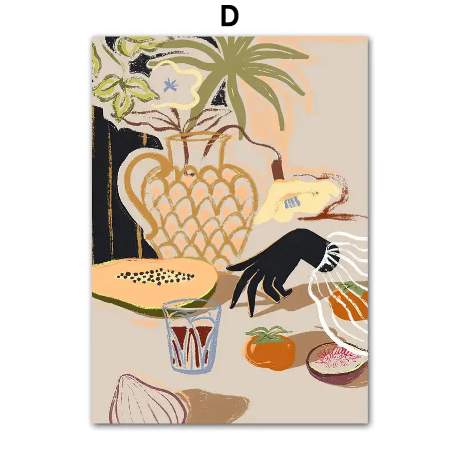 Botanical Girl Wall Art