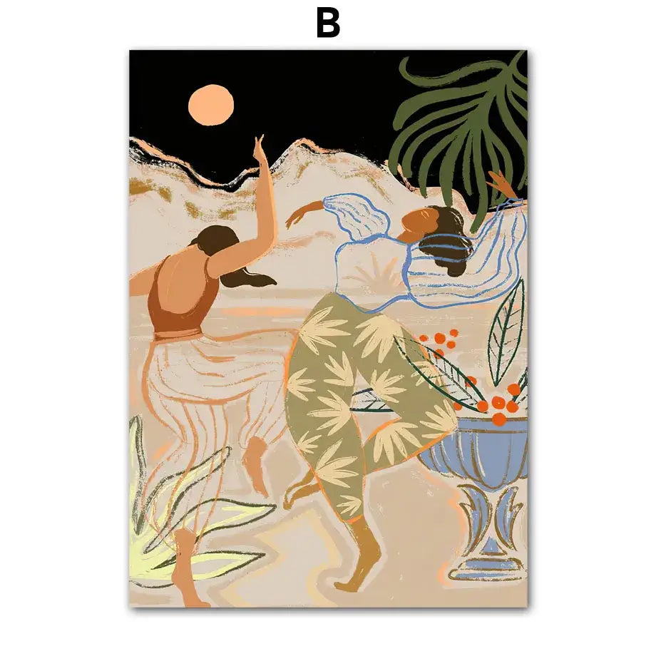 Botanical Girl Wall Art