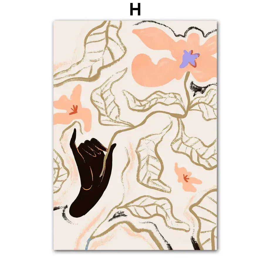 Botanical Girl Wall Art