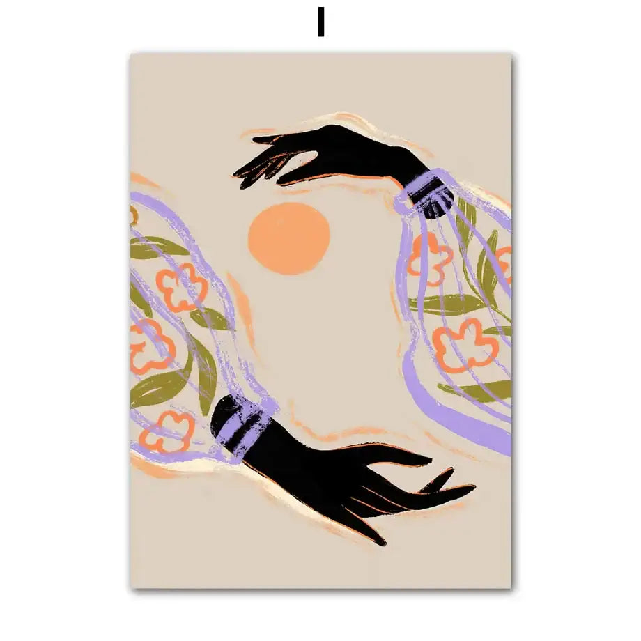 Botanical Girl Wall Art
