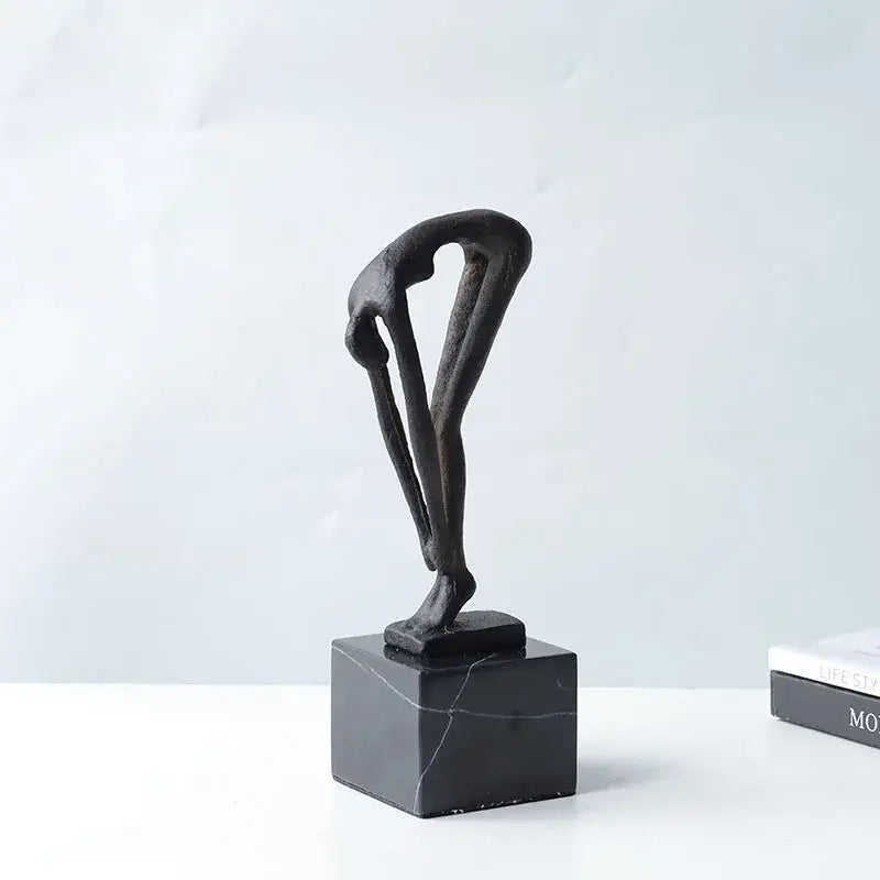 Bronze Diving Sportsman Sculpture
