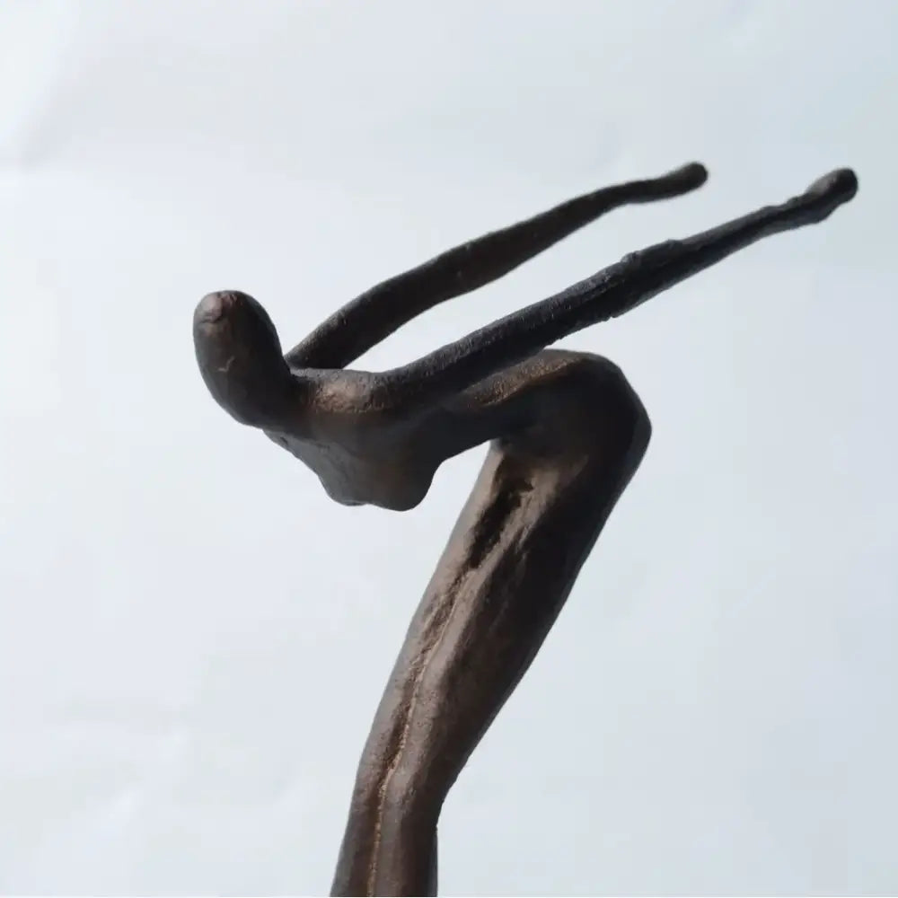 Bronze Diving Sportsman Sculpture