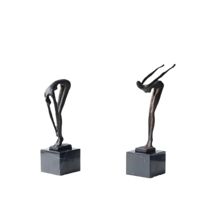 Bronze Diving Sportsman Sculpture