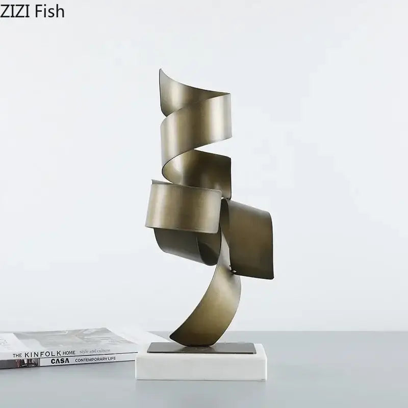 Bronze Crimp Sculpture