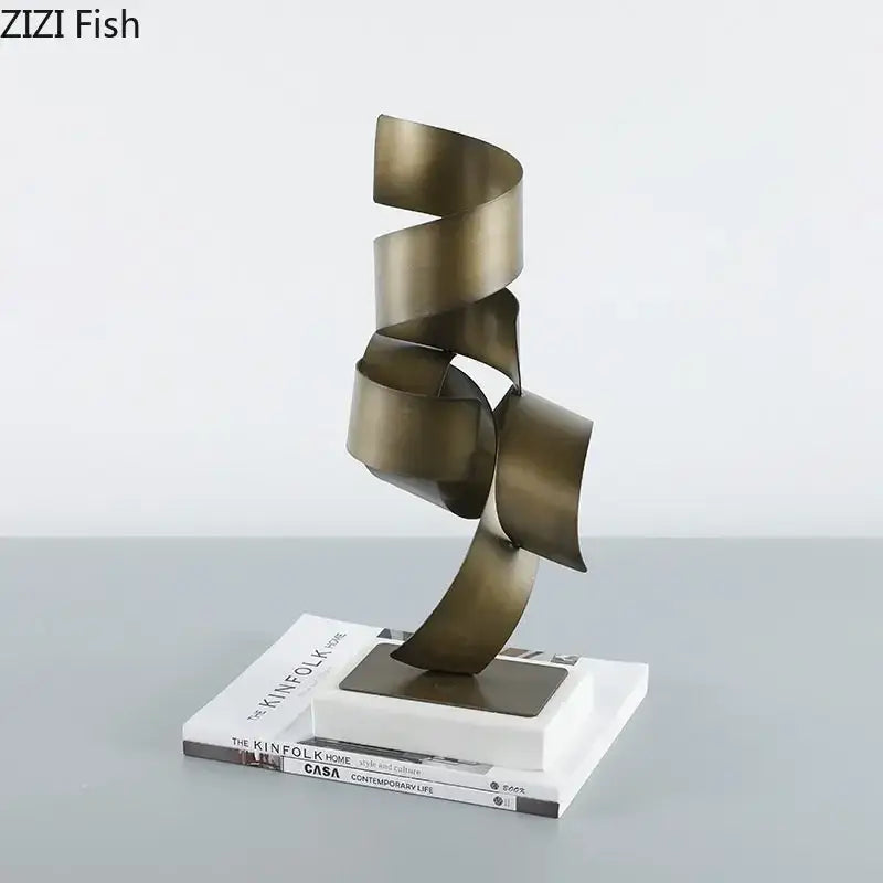 Bronze Crimp Sculpture