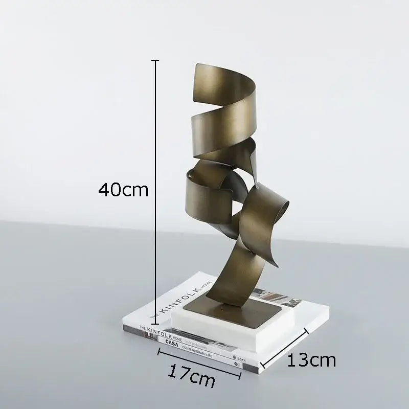 Bronze Crimp Sculpture