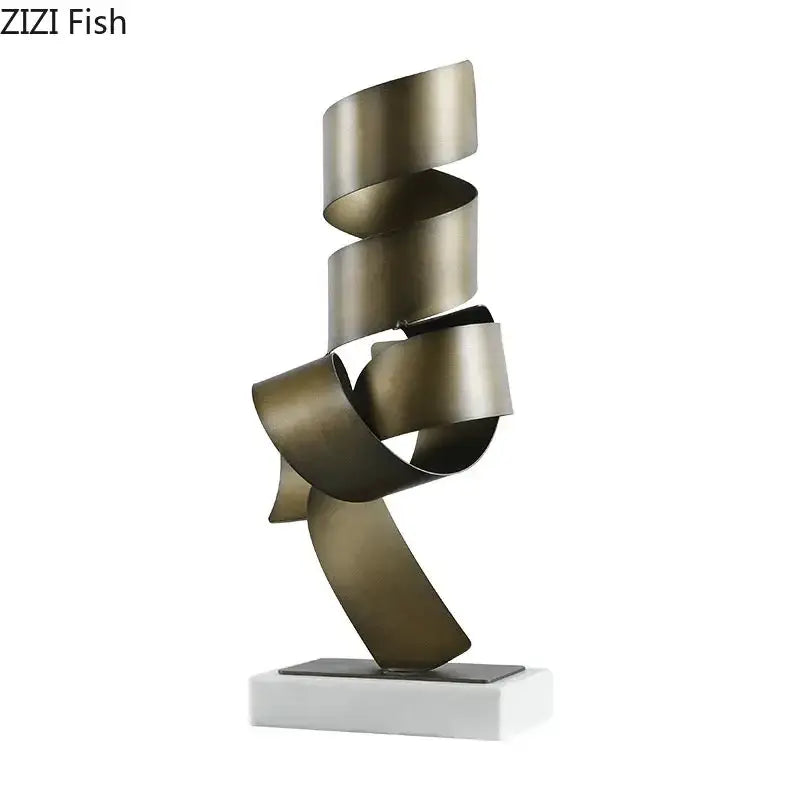 Bronze Crimp Sculpture