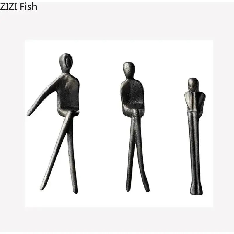 Gold Plated Sculpture Set