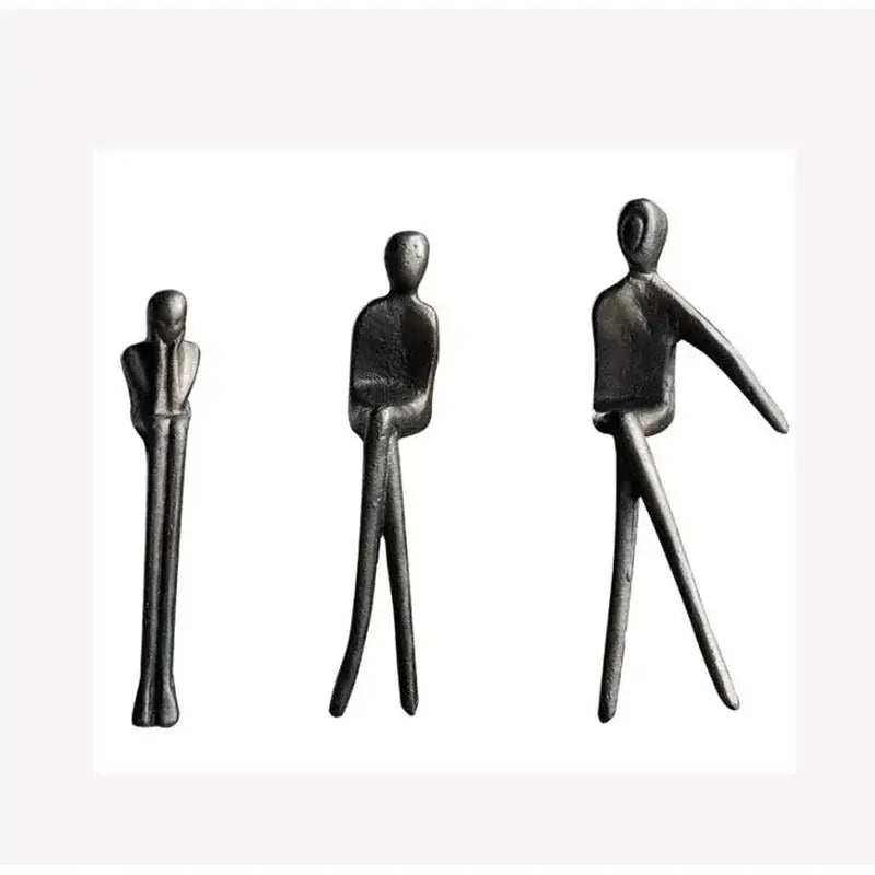 Gold Plated Sculpture Set
