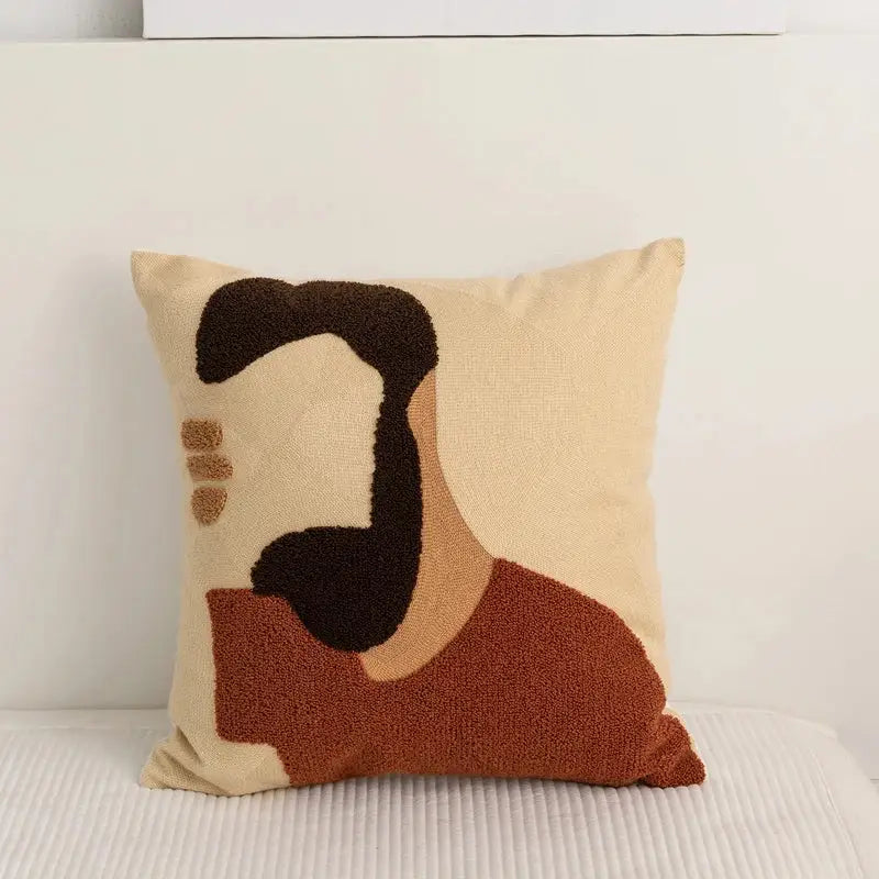 Earthy Abstract Pillow Cover