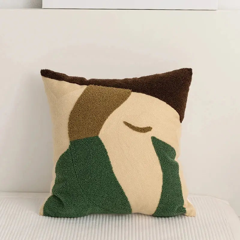 Earthy Abstract Pillow Cover