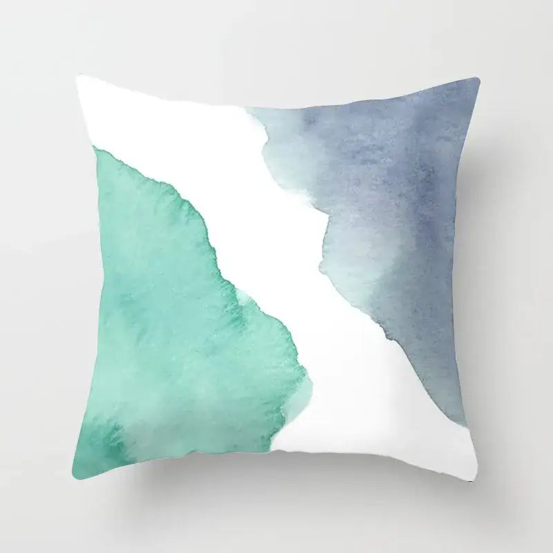 Geometric Stitch Pillow Cover