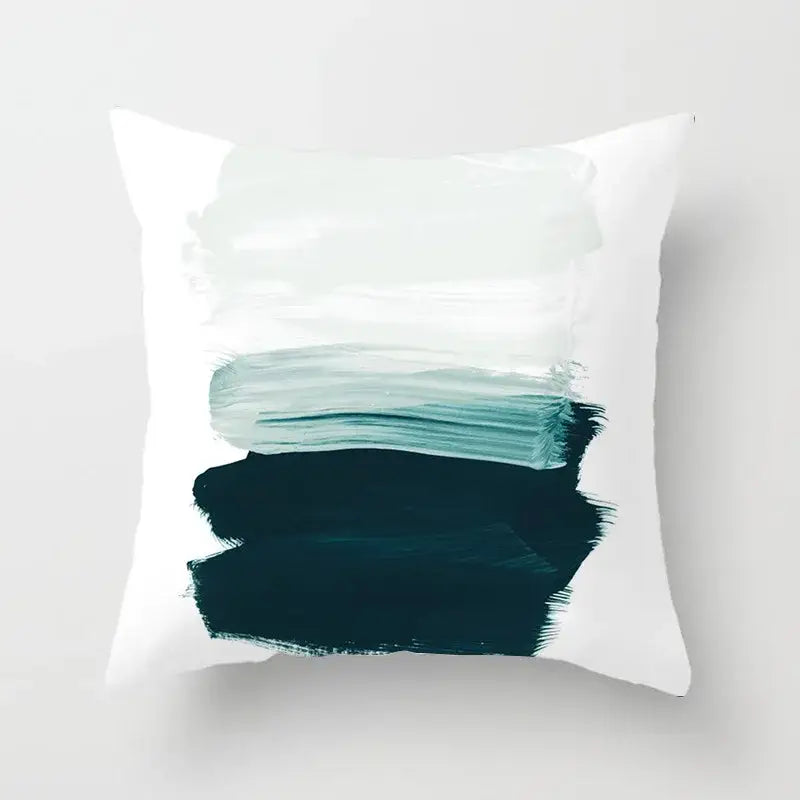 Geometric Stitch Pillow Cover