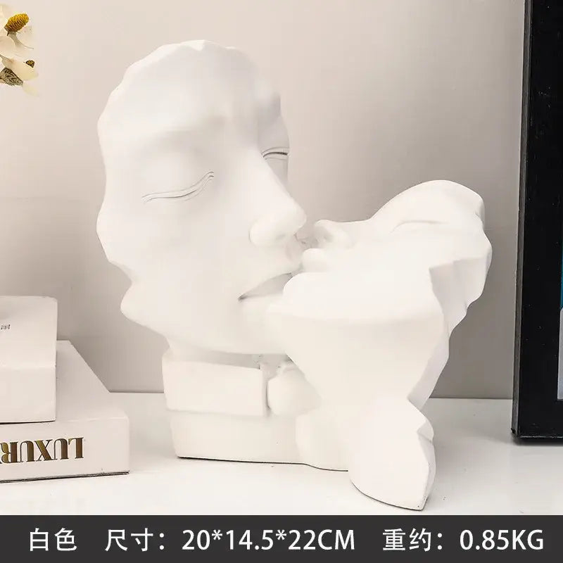 Gold Couple Abstract Sculpture