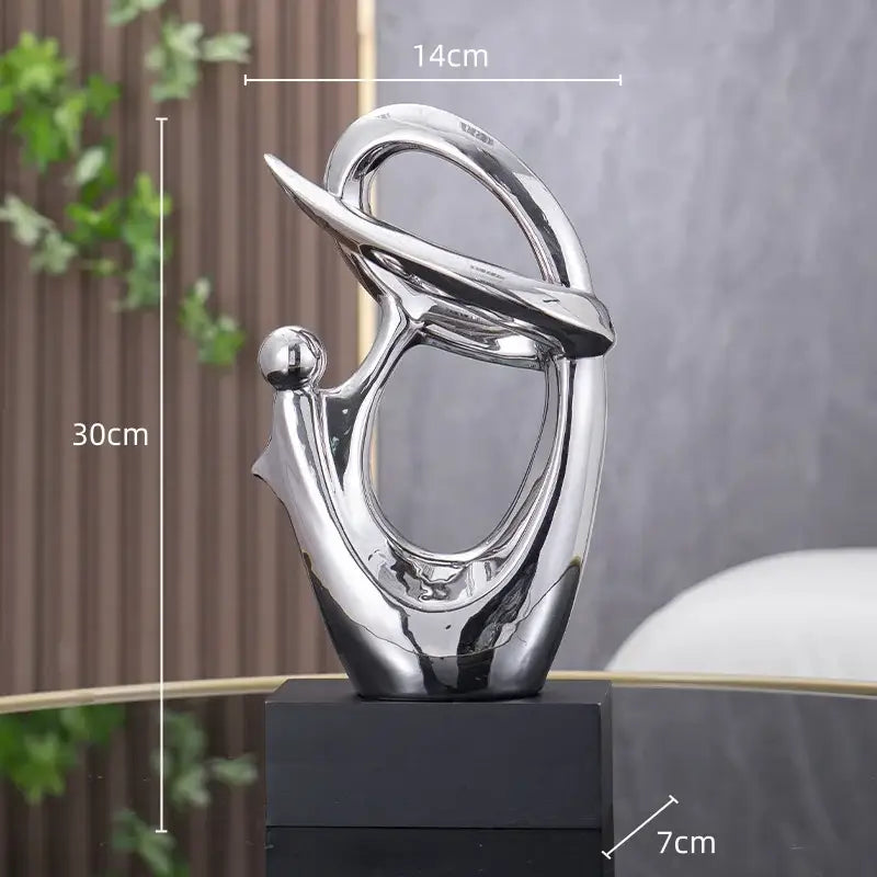 Gold Silver Human Figurine