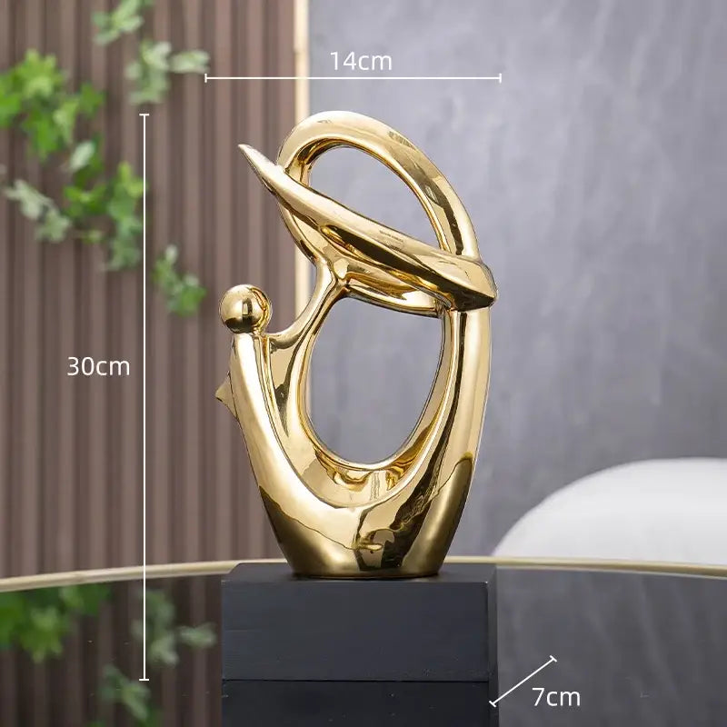 Gold Silver Human Figurine