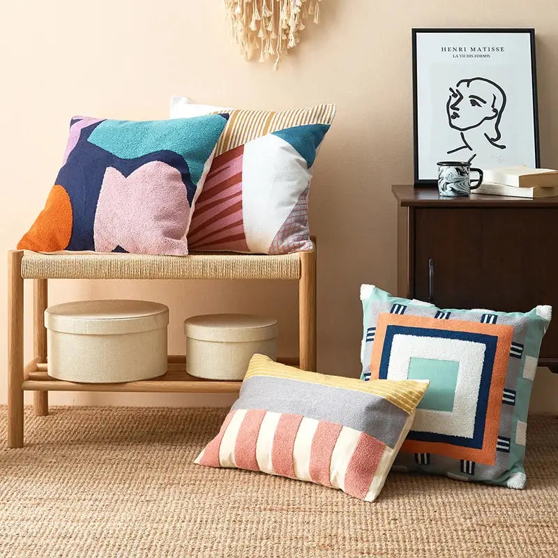 Geometric Throw Pillow