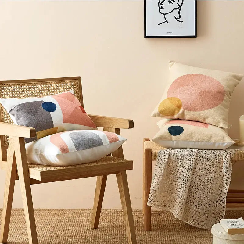 Geometric Throw Pillow