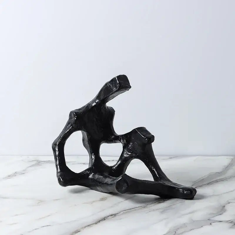 Resin Skeleton Sculpture