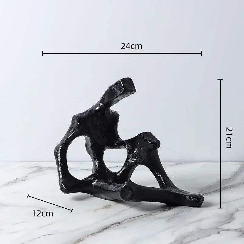 Resin Skeleton Sculpture