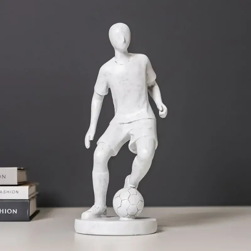 Grey White Sports Sculpture