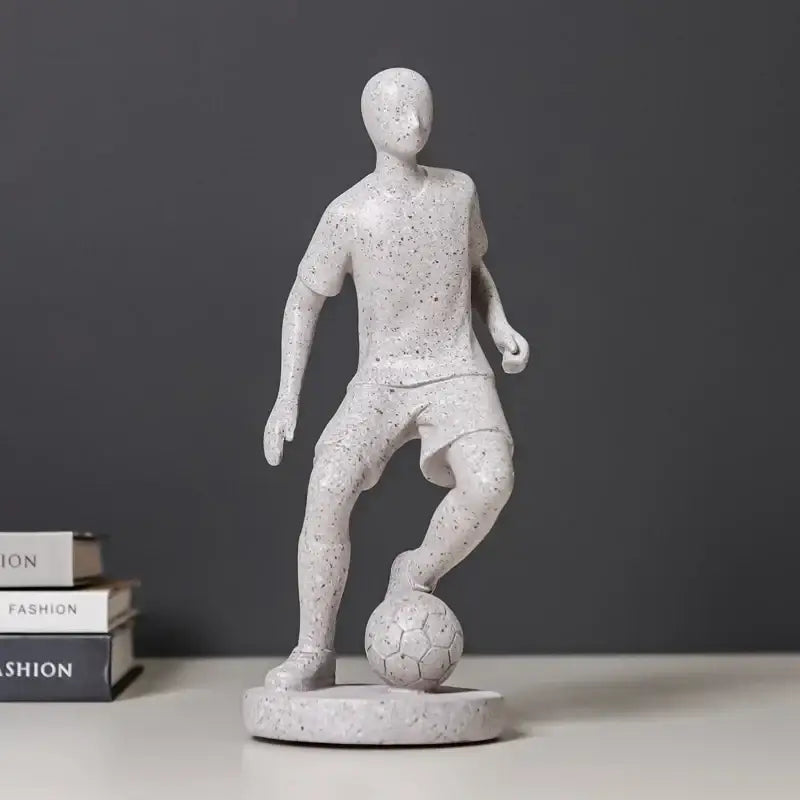 Grey White Sports Sculpture