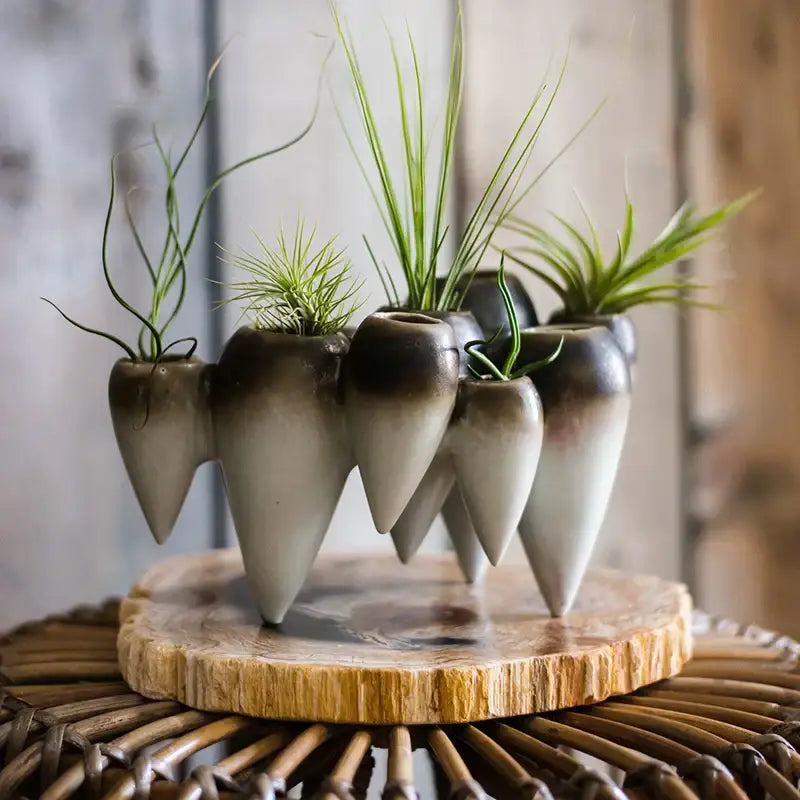 Blue Green Abstract Vase
