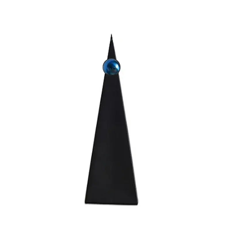 Blue White Triangle Ornaments